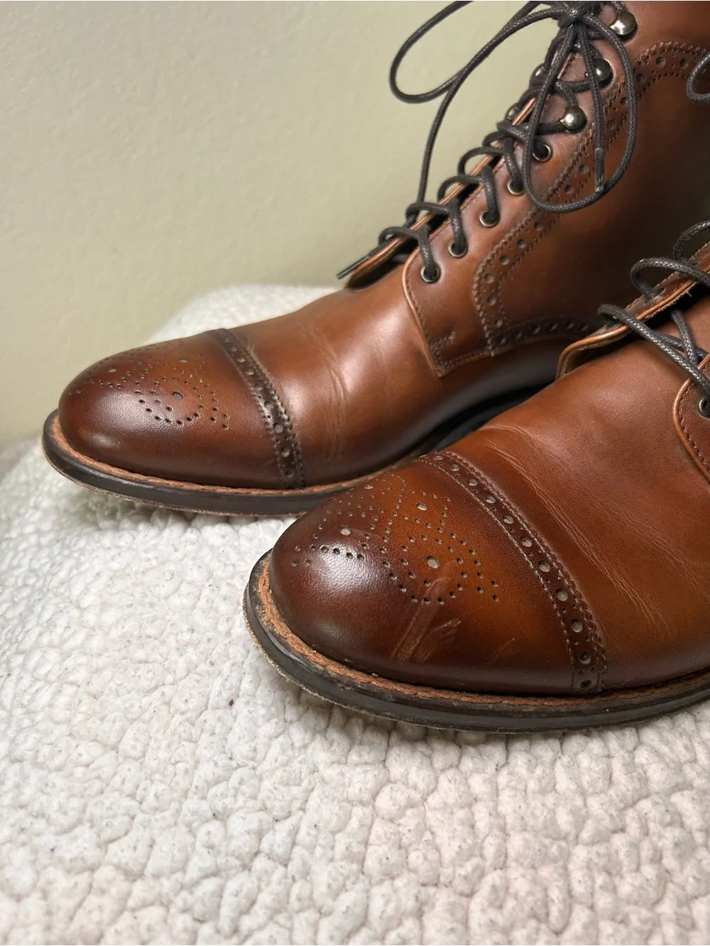TAFT Noah Boots - Brown Leather, Size 9.5